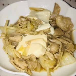 豚肉と豆腐のうま煮